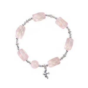 Natural Rose Quartz Bracelet | Love & Harmony (Best for Life Path 2, 6 & 9)