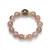 Natural Super Seven bracelet for Spiritual & Intuition on white background