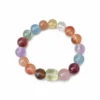 Natural Mixed Gemstone bracelet for Health & Vitality on white background