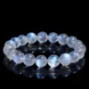SCPBMOCP1 Natural Moonstone bracelet for Spiritual & Intuition on black background