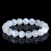 SCPBMOCS1 Natural Moonstone bracelet for Spiritual & Intuition on black background