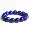 Natural Lapis Lazuli bracelet for Spiritual & Intuition on white background