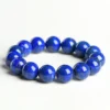 Natural Lapis Lazuli bracelet for Spiritual & Intuition on white background