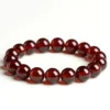 Natural Garnet bracelet for Health & Vitality on white background