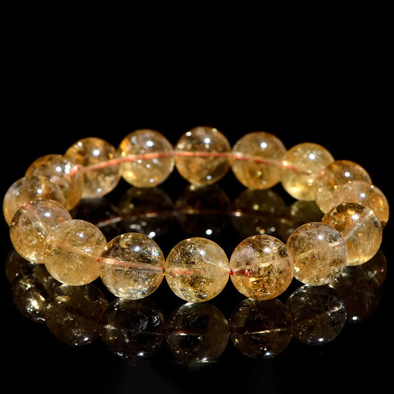Citrine Bracelet for Wealth & Success. Handcrafted with natural stones to balance the Solar Plexus. Perfect for Life Path 1 & 8. Includes gift box.