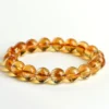 Natural Citrine bracelet for Wealth & Success on white background