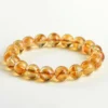 Natural Citrine bracelet for Wealth & Success on white background